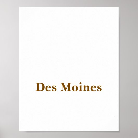 Maak Je Eigen Matte Poster (Voorkant)