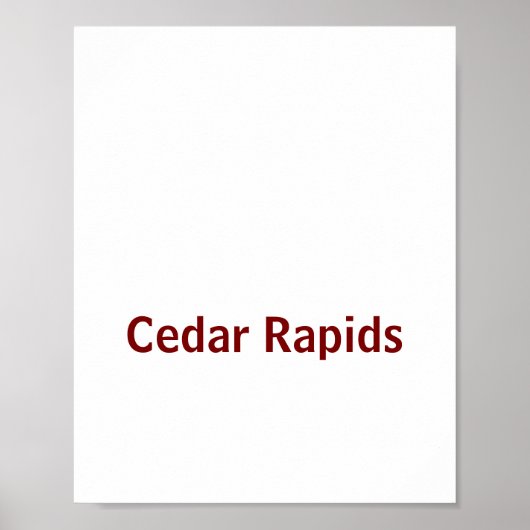 Maak Je Eigen Matte Poster (Voorkant)