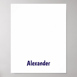 Maak Je Eigen Matte Poster