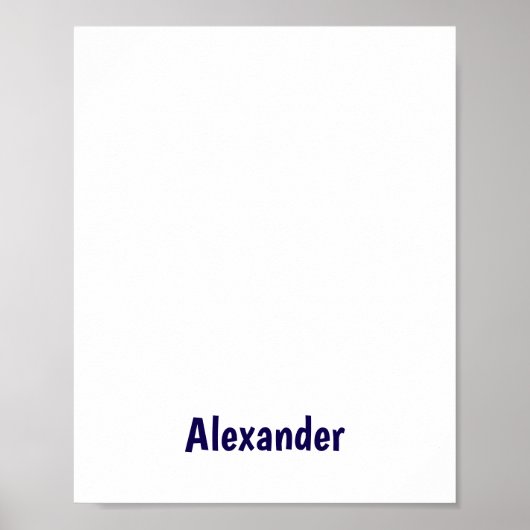 Maak Je Eigen Matte Poster (Voorkant)