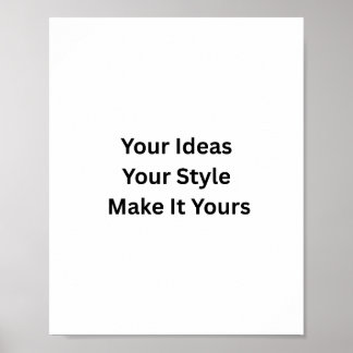 Maak Je Eigen Matte Poster