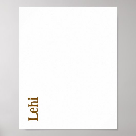 Maak Je Eigen Matte Poster (Voorkant)