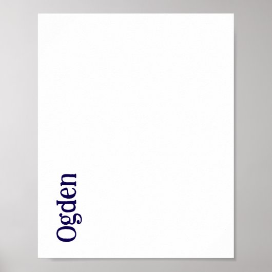 Maak Je Eigen Matte Poster (Voorkant)