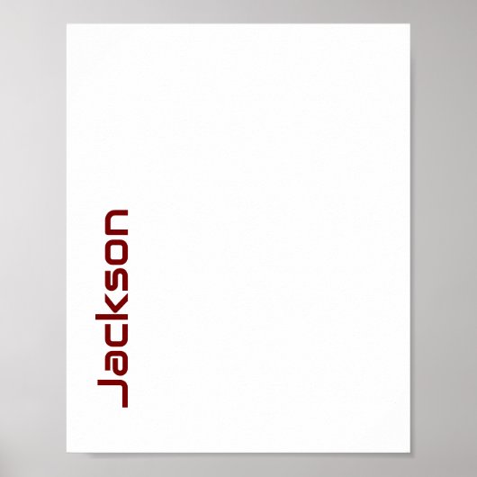 Maak Je Eigen Matte Poster (Voorkant)