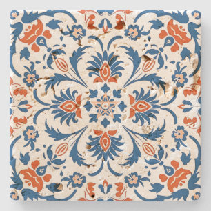 Maak je eigen Mediterraanse Kobalt Terracotta Stenen Onderzetter