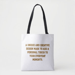 Maak je eigen medium all-over-print boodschappenta tote bag