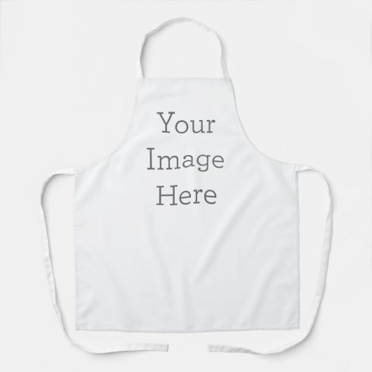 Volledige bedrukking schort, Medium (Voorkant)