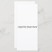 Maak je eigen menu (Voorkant / Achterkant)