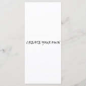 Maak je eigen menu (Voorkant)