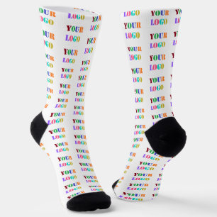 Maak Je Eigen Merk Zakelijke Logo Soks Cadeau Sokken