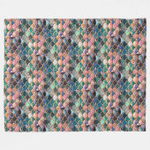 Maak je eigen Mermaid-schalen Fleece Deken (Voorkant (Horizontaal))