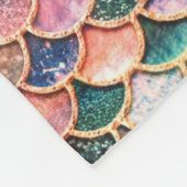 Maak je eigen Mermaid-schalen Fleece Deken (Hoek)