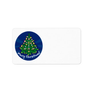 Maak je eigen Merry Christmas Mail Stickers