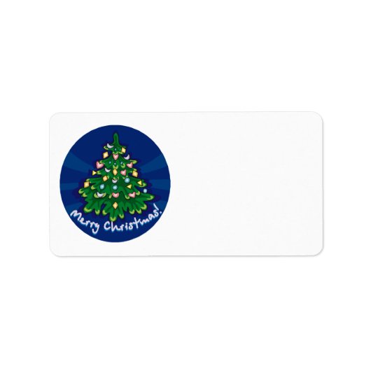 Maak je eigen Merry Christmas Mail Stickers (Voorkant)