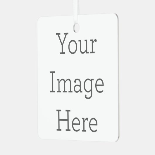 Metalen vierkant ornament (Voorkant links)