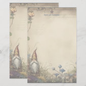 Maak Je Eigen Middeleeuwse Dwergentuin Briefpapier (Voorkant / Achterkant)