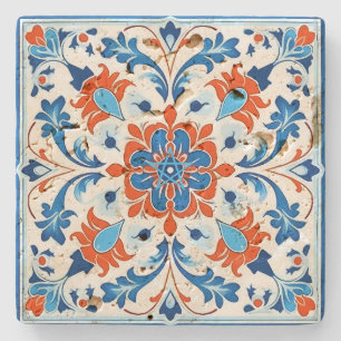 Maak je eigen Middellandse-Zee Turquoise Clementin Stenen Onderzetter