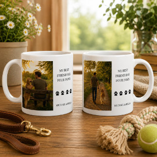 Maak je eigen Mijn beste vriend heeft vier poten f Koffiemok