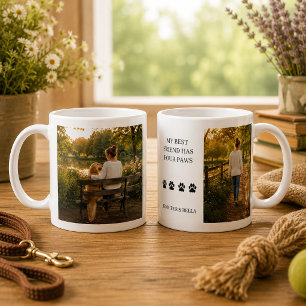Maak je eigen Mijn beste vriend heeft vier poten f Koffiemok