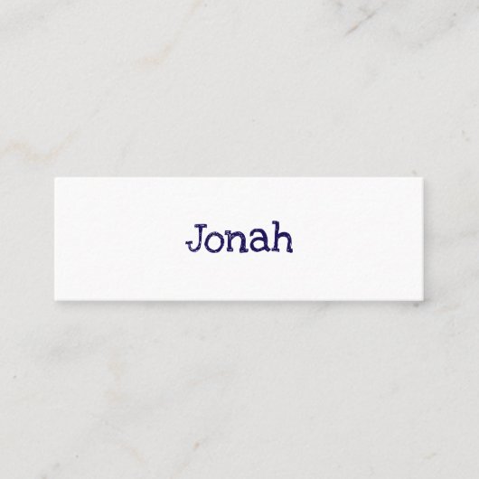 Maak Je Eigen Mini Matte Visitekaartjes (Voorkant)