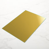 Maak je eigen minimalistische cyaan folie uitnodiging (Gedraaid)