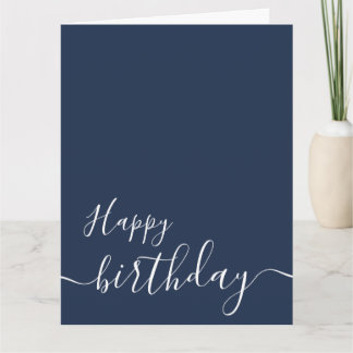 Maak Je Eigen Minimalistische Verjaardagswens Kaart