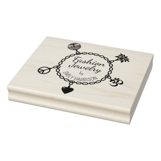 Maak je eigen Mode sieraden groot Rubberstempel (Stempel)