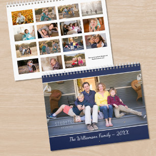 Maak je eigen moderne 15-maands foto kalender