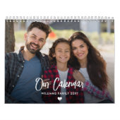 Maak je eigen moderne 2027-foto kalender (Hoes)