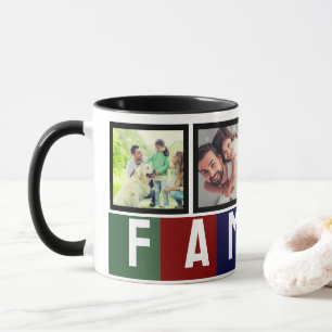 Maak Je Eigen Moderne Familie Fotocollage Mok