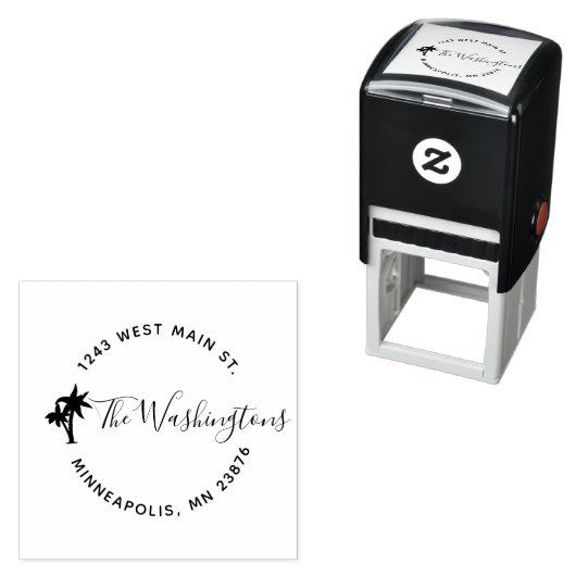 Maak je eigen moderne, op maat gemaakte retouradre  zelfinktende stempel (In situ)