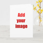 Maak je eigen Moederdag kaart (Gele Bloem)