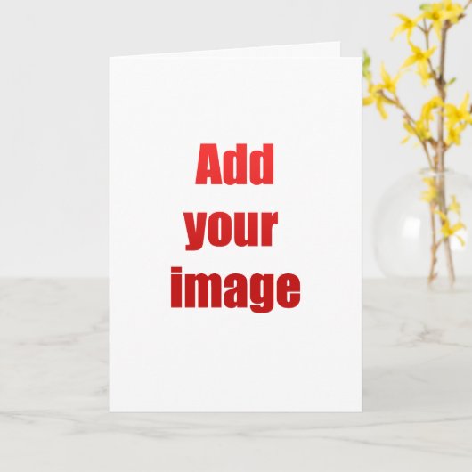 Maak je eigen Moederdag kaart (Gele Bloem)