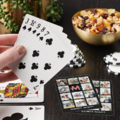 Maak Je Eigen Monogram Foto Collage Pokerkaarten (Insitu)