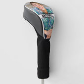 Maak Je Eigen Monogram Foto Golfheadcover (Schuin)