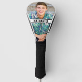 Maak Je Eigen Monogram Foto Golfheadcover (Voorkant)