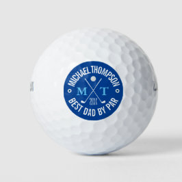 Maak je eigen monogram-golfballen voor de beste pa golfballen