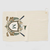 Maak Je Eigen Monogram Golfhanddoek (Horizontaal)