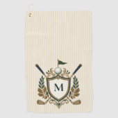 Maak Je Eigen Monogram Golfhanddoek (Voorkant)