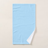 Maak Je Eigen Monogram Kleur Match Turquoise Bad Handdoek (Handdoek)