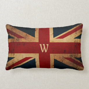 Maak Je Eigen Monogram Union Jack Kussen