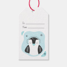 Maak je eigen Mooie Blauwe Pinguïn Kerstmis