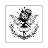 Maak Je Eigen Mooie Bloemblaadjes Feeënprinses Rubberstempel (Afrduk)