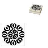 Maak Je Eigen Mooie Bloemblaadjes Mandala Rubberstempel (Gestempeld)