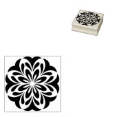 Maak Je Eigen Mooie Bloesem Mandala Rubberstempel (Gestempeld)