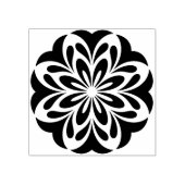 Maak Je Eigen Mooie Bloesem Mandala Rubberstempel (Afrduk)