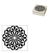 Maak Je Eigen Mooie Bloom Mandala Rubberstempel (Gestempeld)