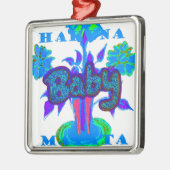Maak Je Eigen Mooie Lieve Cute Glitter Baby Metalen Ornament (Links)