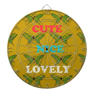Maak Je Eigen Mooie Lieve Vintage Vlinder Dartbord