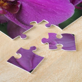 Maak Je Eigen Mooie Paarse Orchidee Bloem  Legpuzzel (Zijkant)